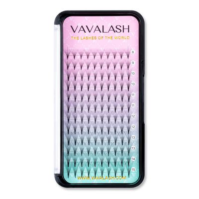 Eyelash Extensions 3D 4D 5D 6D 8D 9D 10D Thickness 0.07/0.1 C/D Curl Eyelashes Middle Stem Premade Fans Russian Volume Lash Extensions Supplies (Middle Stem 10D-0.07-D-8-15mm)