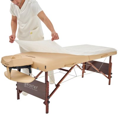 Master Massage Tables Poly-Backing Disposable Table Sheet Cover(Pack of 10) for Massage/Treatment Table