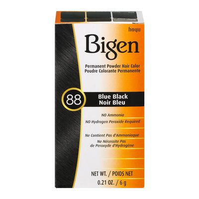 Bigen Hair Color, #88 Blue Black, 1 Count