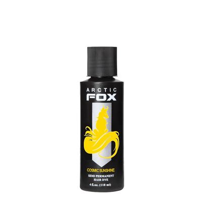 ARCTIC FOX Vegan and Cruelty-Free Semi-Permanent Hair Color Dye (4 Fl Oz, COSMIC SUNSHINE)