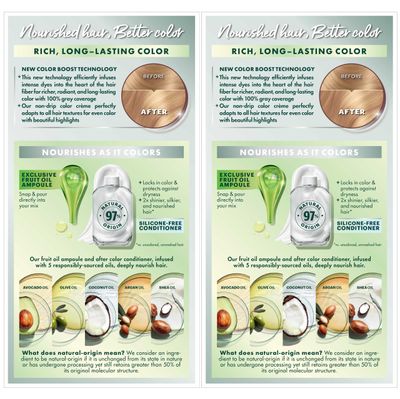 Garnier Hair Color Nutrisse Nourishing Creme, 93 Light Golden Blonde (Honey Butter) Permanent Hair Dye, 2 Count (Packaging May Vary)