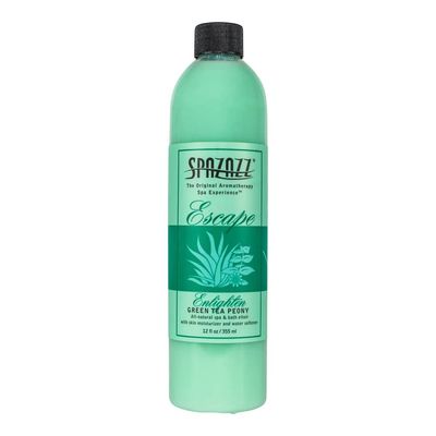Spazazz SPZ-126 Escape Aromatherapy Elixir Bottle, 12-Ounce, Green Tea Peony Enlighten