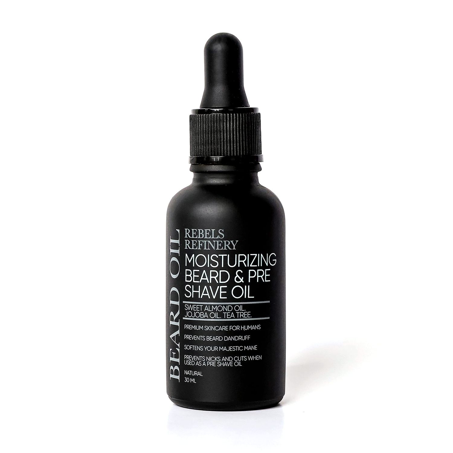 REBELS REFINERY Moisturizing Beard and Pre-Shave Oil for Men - 1 Fl. Oz.
