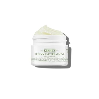 Kiehl&#39;s Avocado Eye Treatment, Nourishing and Hydrating Eye Cream, Avocado Oil and Caffeine to Energize and Invigorate Dry, Tired Eyes, 99% Naturally Derived Formula - 0.95 fl oz