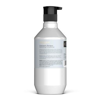 Theorie Charcoal Bamboo Detoxifying Conditioner- Purify &amp; Restore, Nurture Color &amp; Keratin Treated Hair, Suited For All Hair Types, 400ML