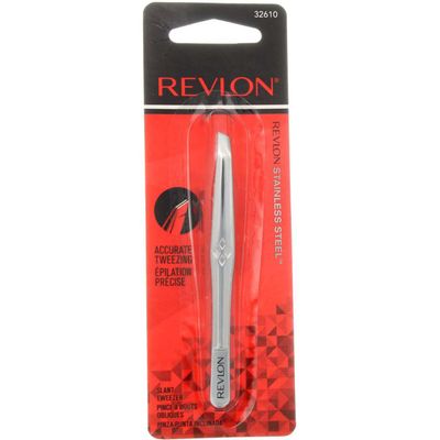 Revlon Stainless Steel Accurate Tweezing 1 ea (Pack of 8)