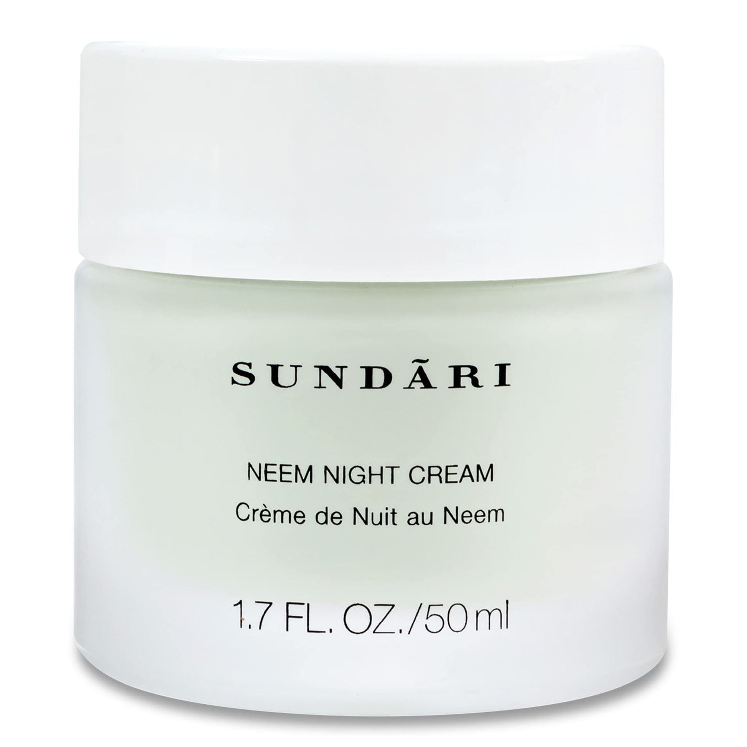 SUNDARI Neem Night Cream - 1.7 Fl Oz, Night time Moisturizer with Botanical Extracts, Wrinkle Repair &amp; Hydration, Nourishes and Soothes Skin, Restores Natural Radiance, All Skin Types