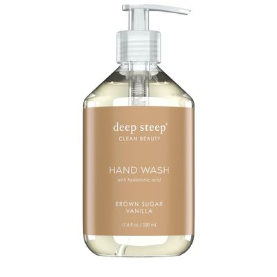 Deep Steep Liquid Hand Wash, 17.6 Ounces (Brown Sugar Vanilla)
