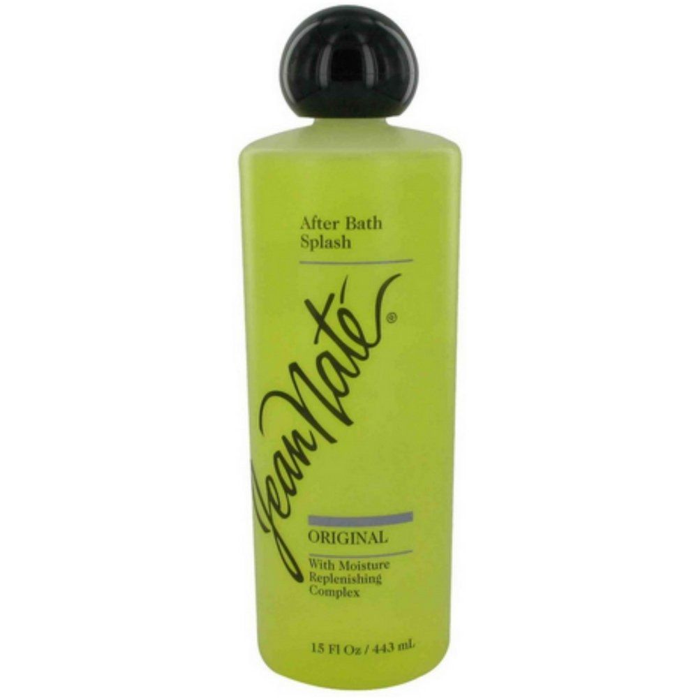 Jean Nate After Bath Splash, Original Bath Body Mist Infused with Castor Oil and Aloe Vera, Softens &amp; Smoothes Skin, Citrus Scent, 15 Fl Oz