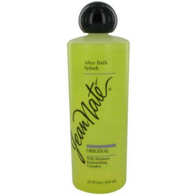 Jean Nate After Bath Splash, Original Bath Body Mist Infused with Castor Oil and Aloe Vera, Softens &amp; Smoothes Skin, Citrus Scent, 15 Fl Oz