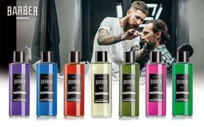 Marmara Barber Cologne - Best Choice of Modern Barbers and Traditional Shaving Fans Glass Bottle (500 ml, No3)