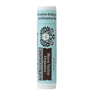 Moon Valley Organics Beeswax Lip Balm for Moisturizing Lips and Cuticles (COOL MINT VANILLA, 1-Pack)