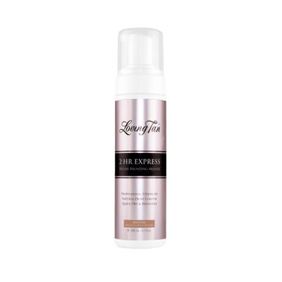 Loving Tan 2 HR Express Mousse, Medium - Streak-free, Natural Tan, Up to 5 Applications, Cruelty-Free, Dermatologist-Tested, 6.7 FL Oz