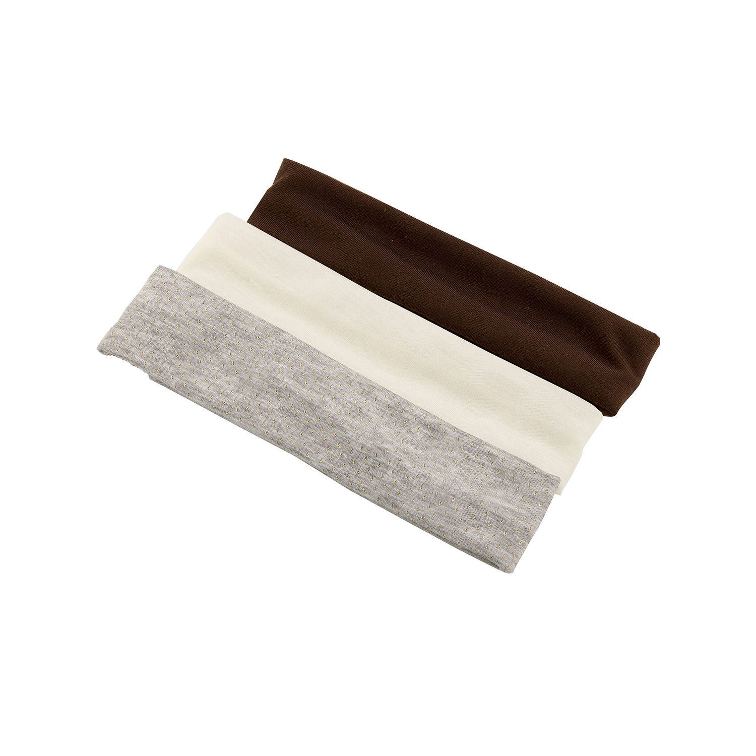 Goody Ouchless Metallic Fleck Head Wrap, Assorted Colors, 3 Count