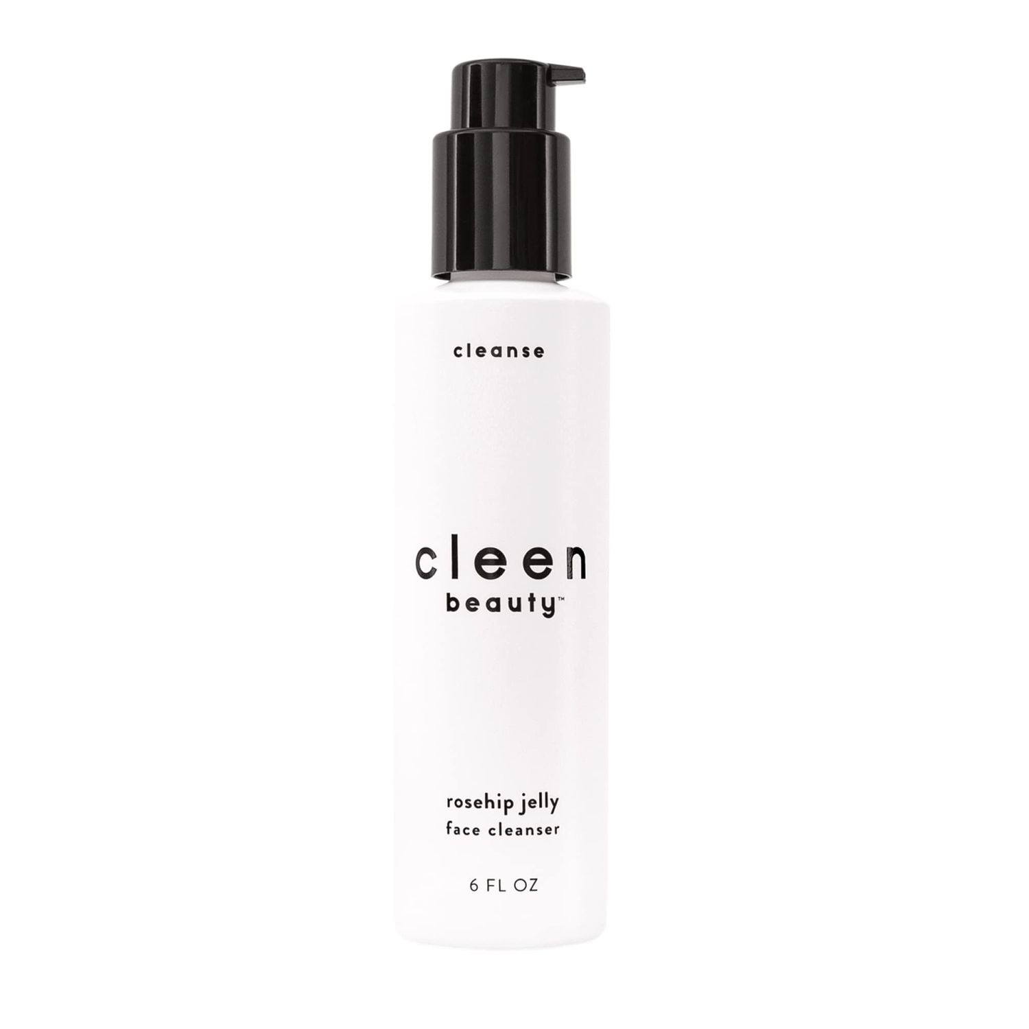 Cleen Beauty Rosehip Jelly Face Cleanser | Jelly Facial Cleanser with Rosehip Oil &amp; Rose Water | Face Wash for Women | Gentle Face Cleanser for Women - Paraben Free | Rosehip Facial Wash (6 fl. oz)
