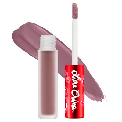 Lime Crime Velvetines Liquid Matte Lipstick, Cashmere - Grey Beige - French Vanilla Scent - Long-Lasting Velvety Matte Lipstick - Won&#39;t Bleed or Transfer - Vegan