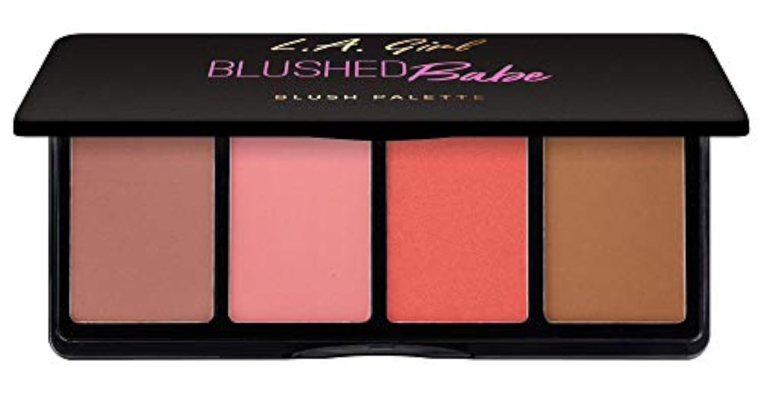 L.A. Girl Fanatic Blush Palette, Blushed Babe GBL422