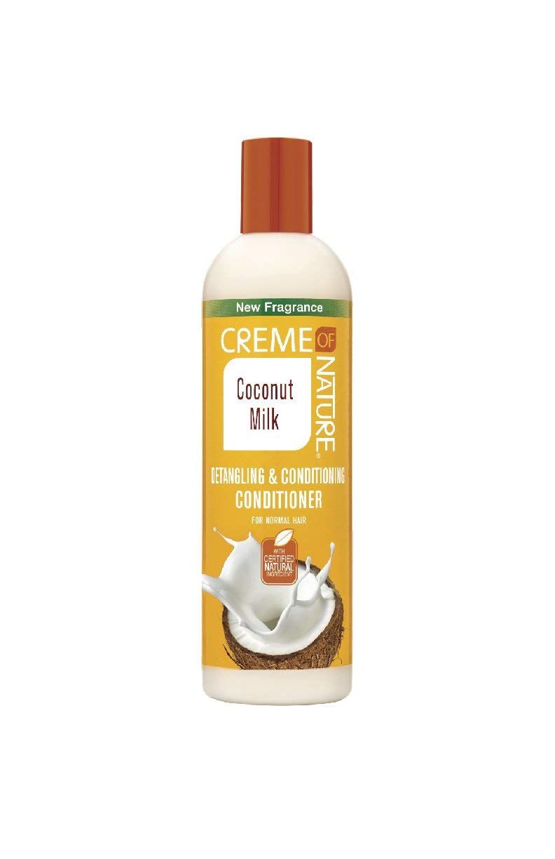 Creme of Nature Conditioner With Coconut Milk, Detangling And Conditioning Formula For Normal Hair, 12 Fl Oz (Pack of 1)