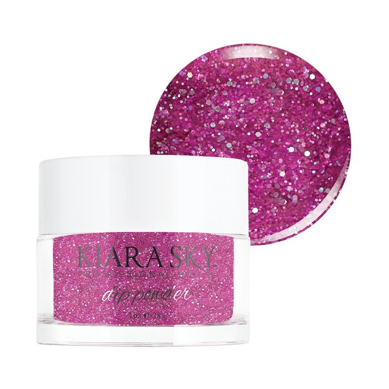 Kiara Sky Long Lasting Nail Dip Powder Pink Tones 1 oz, V.I. Pink