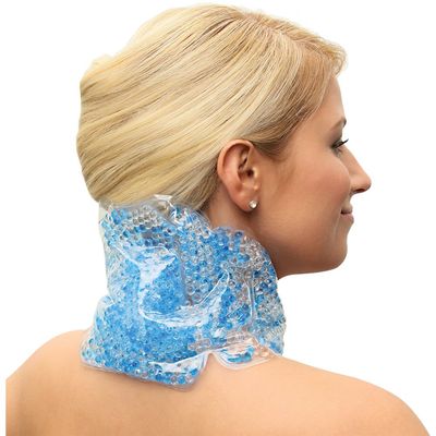 Beauty Mask Works NexTherapy Neck &amp; Shoulder Mask with Hot/Cold Therapy Beads, for Sports Injuries, Swelling, Pain