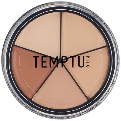 TEMPTU S/B Silicone-Based Concealer Wheel | 5 Natural Skin Tone Shades For Weightless Coverage Of Redness, Dark Spots &amp; Discolorations