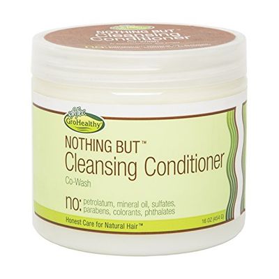 NOTHING BUT Cleansing Conditioner Co-Wash - Gentle Non-Irritating Sulfate-Free Conditioner Cleans and Softens All Types of Healthy, Natural Hair - 16 oz (Pack of 1)