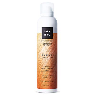 SGX NYC Luminous Repair and Shine Spray - 6.5 Oz - For All Hair Types - Lightweight Quick Drying Formula Smooths and Revitalizes Hair With Shine - Adds Luster and Nourishment for All-Day Radiance