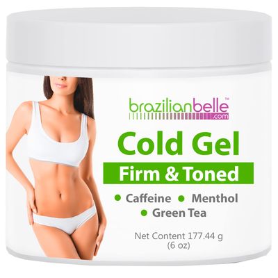 Cellulite Cream Cold Gel with Caffeine and Green Tea Extract - Body Firming and Skin Tightening Gel for Cellulite. Improves Circulation - Quick Absorption- Cryo Gel (1 Jar)