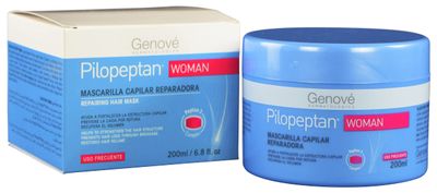 Genov Pilopeptan Woman Regenerative Hair Mask 200ml - Repairs, Nourishes and Softens Hair - Hair Loss Treatment - Spain