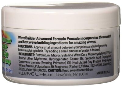 Wavebuilder Night Form Advanced Formula Pomade, 3.5 Ounce (61103)