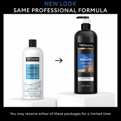 TRESemm Silky &amp; Smooth Anti-Frizz Conditioner for Frizzy Hair Formulated With Pro Style Technology 28 Fl oz