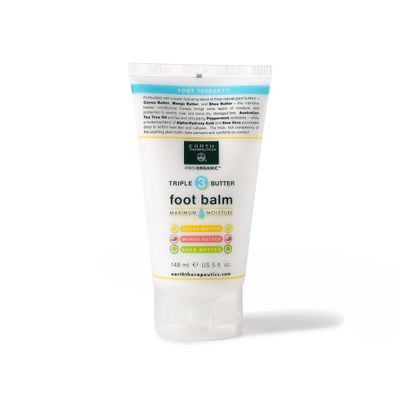 Earth Therapeutics Triple Butter Foot Balm 5 oz/ 148 ml