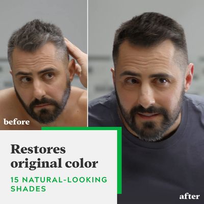 Just For Men Shampoo-In Color (Formerly Original Formula), Mens Hair Color with Keratin and Vitamin E for Stronger Hair - Medium-Dark Brown, H-40, Pack of 3