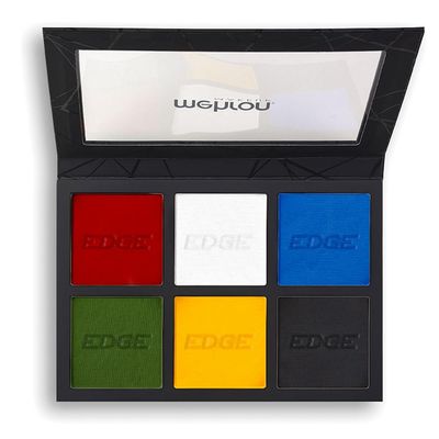 Mehron EDGE Face &amp; Body Paint| Professional Water-Activated Face Paint Makeup | Made in the USA | For Cosplay, Halloween, &amp; SFX (Mulit Color Palette)