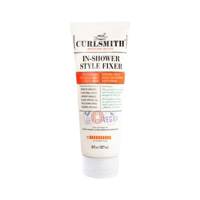 CURLSMITH - In-Shower Style Fixer - Vegan Extreme Hold Styling Gel for Dry, Wavy, Curly or Coily Hair (8oz)