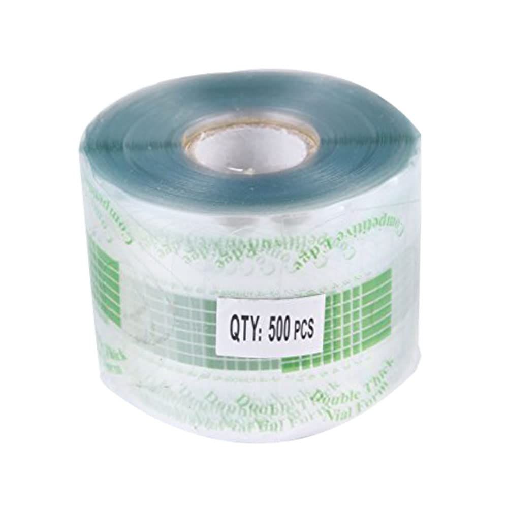 Beauty Leader 500 Pcs/Roll Nail Form Stickers Clear Nail Art Guide Form Acrylic UV Gel Tips Extension (A-Green)