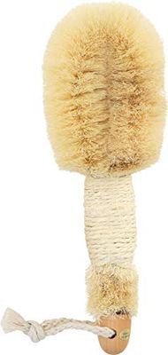 Baudelaire Sisal Bath Brush for Shower - 9 in - Traditional Japanese-Style Loofah Brush for Excellent Body Exfoliation - Essential Back Scrubber That Freely Removes Dead Cells.