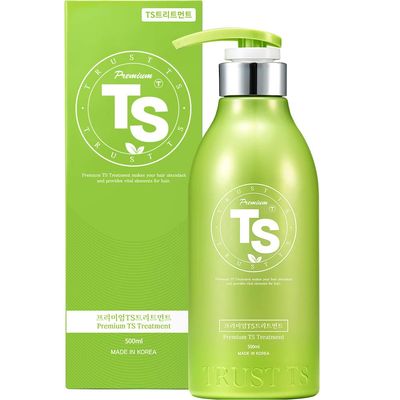 Premium TS Treatment (16.9 Fl Oz) | Therapy Treatment for Dry, Damaged hair and Scalp| Phytoncide Scent with Essential Oil &amp; Biotin &amp; Natural Ingredients | Sulfate Free | Men &amp; Women (All Hair Types)