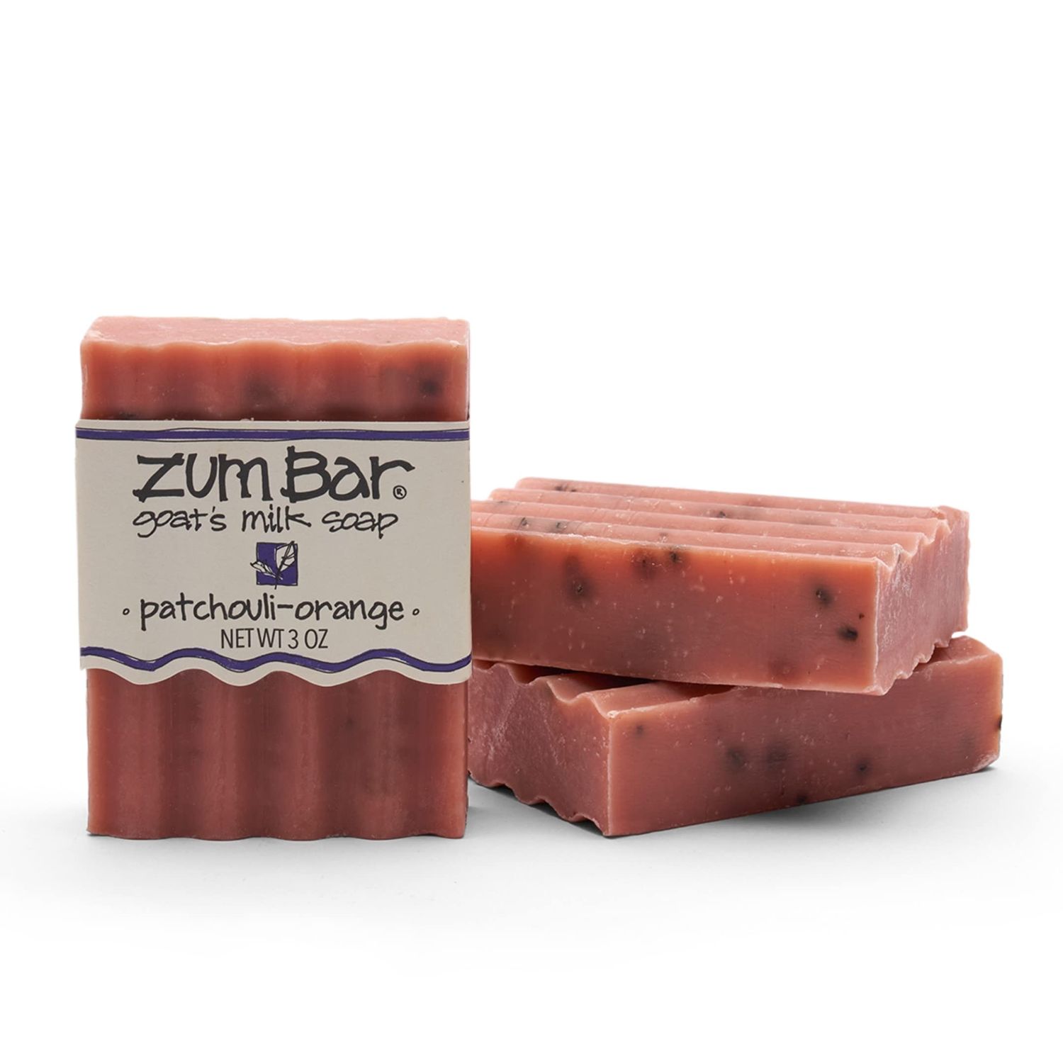 Zum Bar Goat&#39;s Milk Soap - Patchouli-Orange - 3 oz (3 Pack)