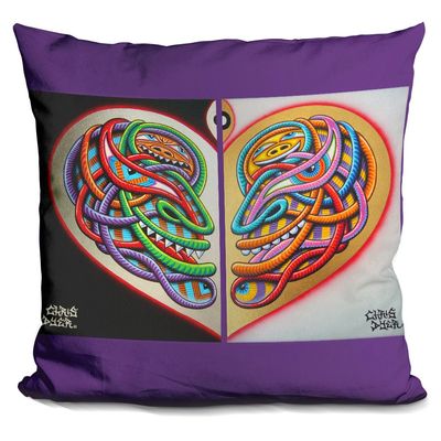 LiLiPi Heart Intelligence Decorative Accent Throw Pillow