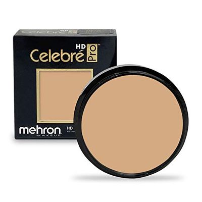 Mehron Makeup Celebre Pro-HD Cream Face &amp; Body Makeup (.9 oz) (MEDUIM DARK 0)