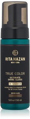 Rita Hazan Ultimate True Color Shine Gloss - Boost Hair Color with Healthy Hair Shine - Glazy Hair Treatment - New Package Design - 5 oz. Brown Hair Gloss