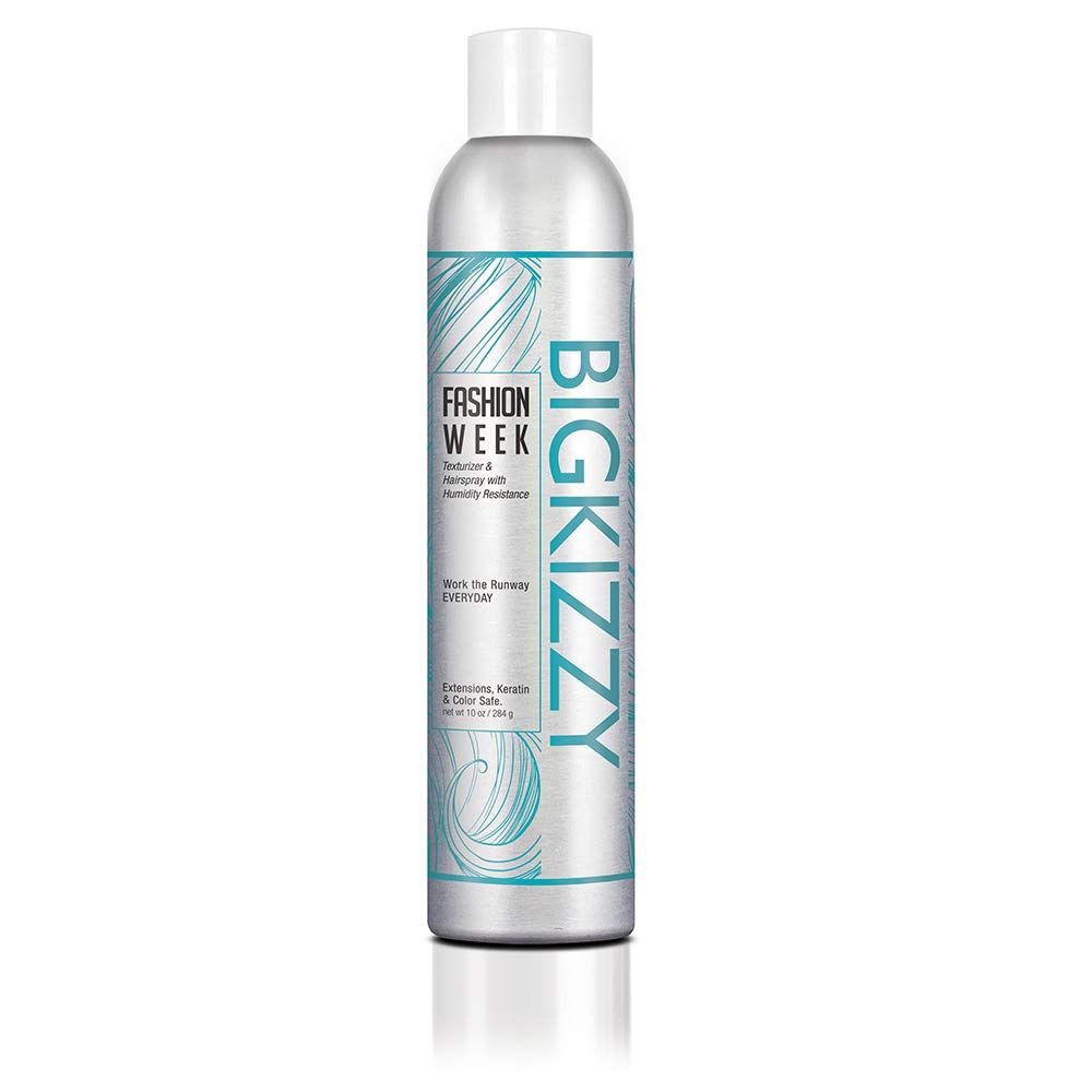Big Kizzy Fashion Week Hairspray &amp; Texture Spray - Medium Hold Setting Spray for All Day + All Hair Types - Anti-humidity &amp; Volumizing Root Lift Aerosol, 10oz