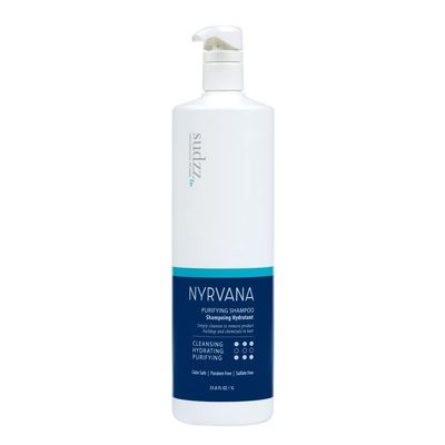 SUDZZFX Nyrvana Purifying Shampoo - Hair Loss Shampoo for Men &amp; Women - Protect Refresh &amp; Go- Color Treated Routine Shampoo for Hair Care - Sulfate Free Travel Size Shampoo, 33.8 Fl Oz