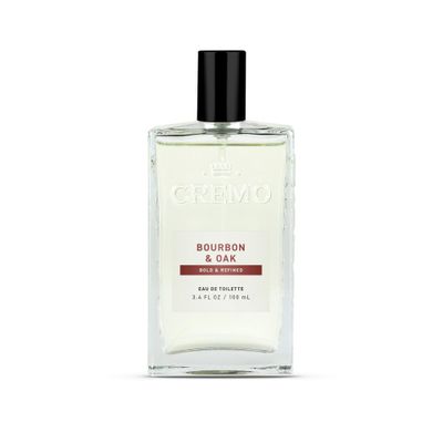 Cremo Cologne for Men - Bourbon &amp; Oak Mens Cologne Spray - A Sophisticated Blend of Distillers Spice, Fine Bourbon and White Oak, Fragrances For Men, 3.4 Fl Oz