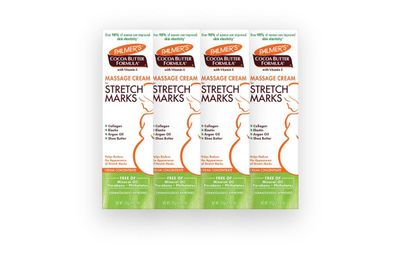 Palmer&#39;s Cocoa Butter Formula Massage Cream For Stretch Marks 4.40 oz (Pack of 4)