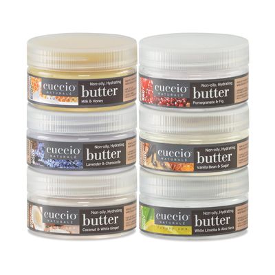 Cuccio Naturale Butter Blends - Ultra-Moisturizing, Renewing, Smoothing Scented Body Cream - Deep Hydration For Dry Skin Repair - Made With Natural Ingredients - Pomegranate And Fig - 8 Oz