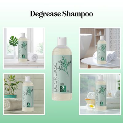 Clarifying Shampoo for Oily Hair and Scalp - Deep Cleansing Shampoo Build Up Remover with Rosemary Oil - Degrease Shampoo for Greasy Hair & Scalp - Vegan Color Safe Sulfate & Paraben Free (12 Fl Oz)