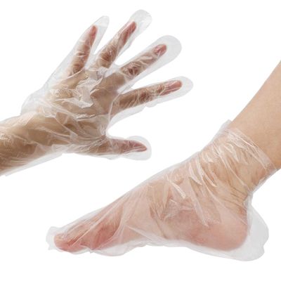 Plastic Paraffin Socks and Gloves for Hot Wax Therapy - 200 pcs Bath Liners for Therabath Paraffin Wax Machine