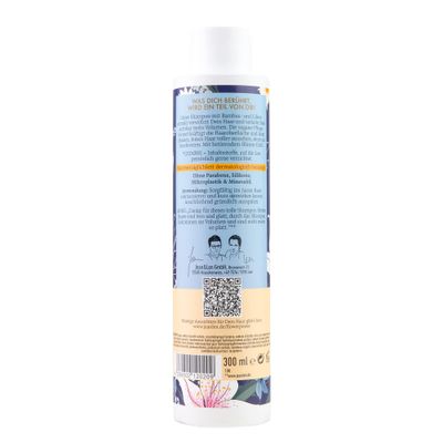 Jean & Len Volume Shampoo Bamboo & Lily, for thin and fine hair, gives fullness and shine, flower fragrance, without parabens and silicones, vegan, 10.14 Fl. Oz.